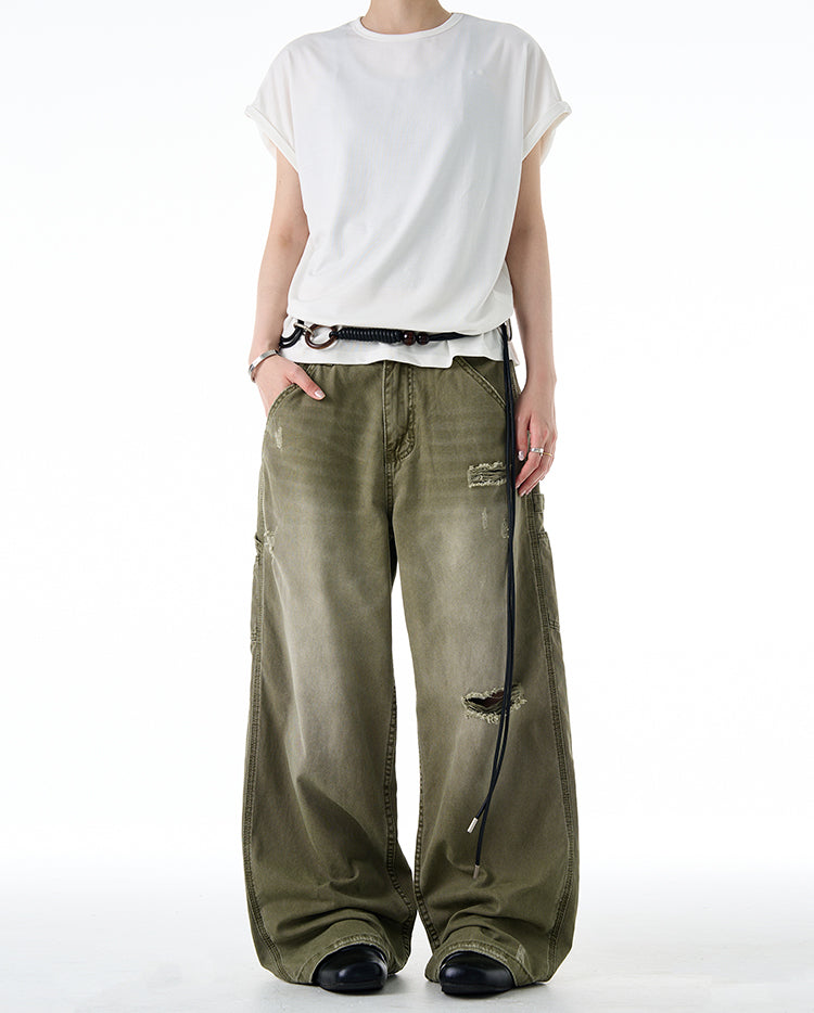 MADWITCH OMBRÉ WASH DENIM PANTS #CK3535