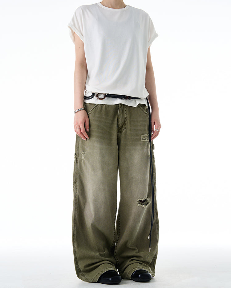 MADWITCH OMBRÉ WASH DENIM PANTS #CK3535