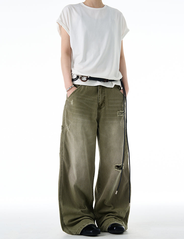 MADWITCH OMBRÉ WASH DENIM PANTS #CK3535