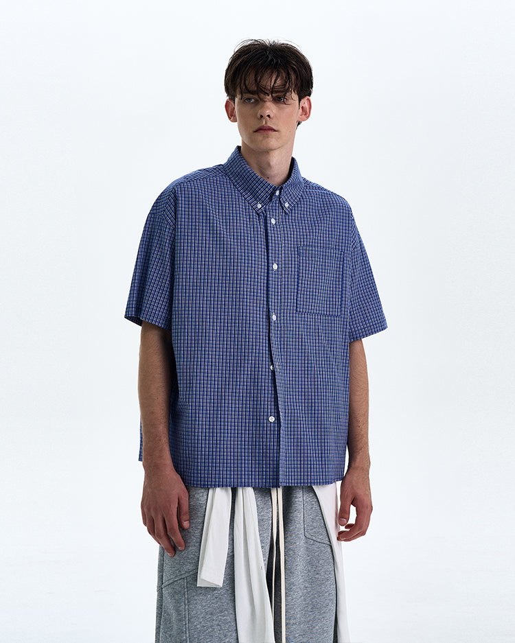 MADWITCH PREPPY PLAID SHIRT #CR216
