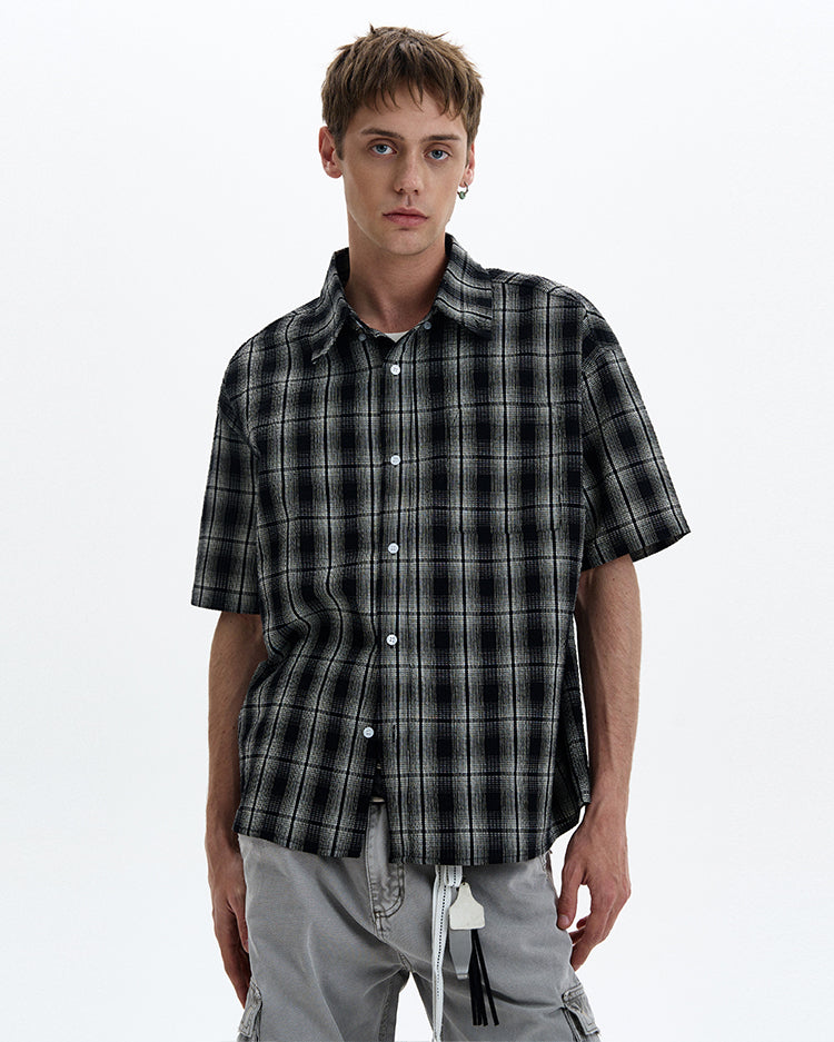 MADWITCH VINTAGE CHECK SHIRT #CR226