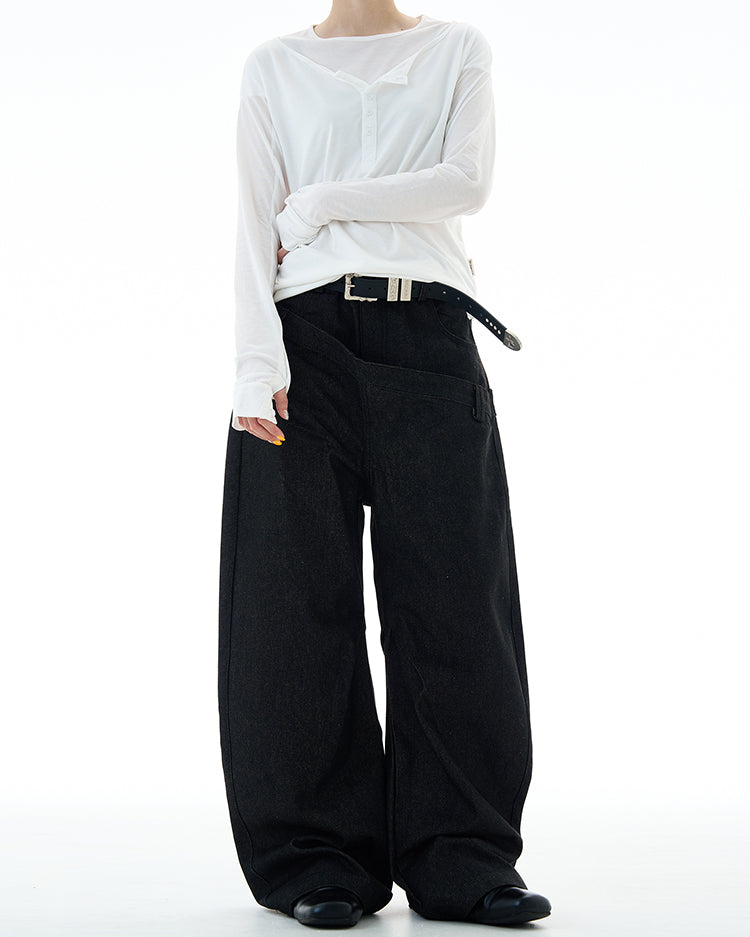 MADWITCH STRAIGHT LEG CASUAL DENIM JEANS #DY990
