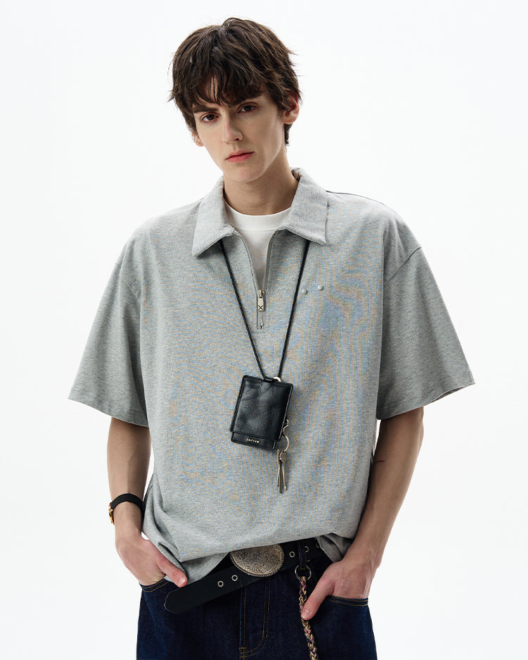 MADWITCH ZIPPED POLO TSHIRT #6977
