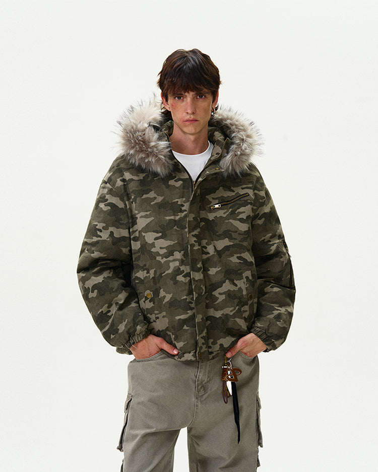 MADWITCH CAMO WORKWEAR COTTON JACKET #MY116