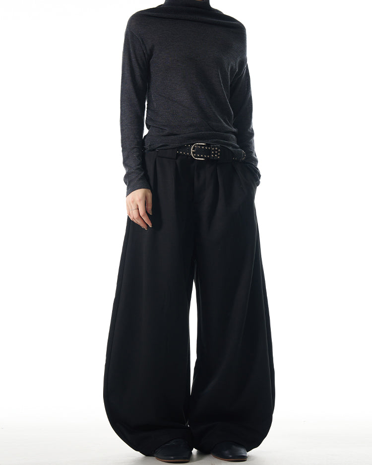 MADWITCH MINIMALIST LOOSE-FIT TROUSERS #CK6611