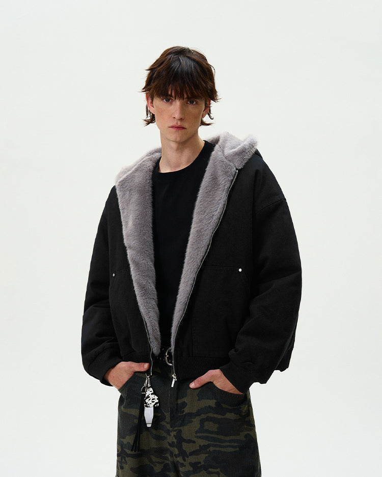 MADWITCH FLEECE-LINED WARM PADDED TOP #SD06