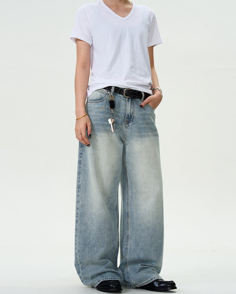 MADWITCH CLASSIC WASHED JEANS #K9358