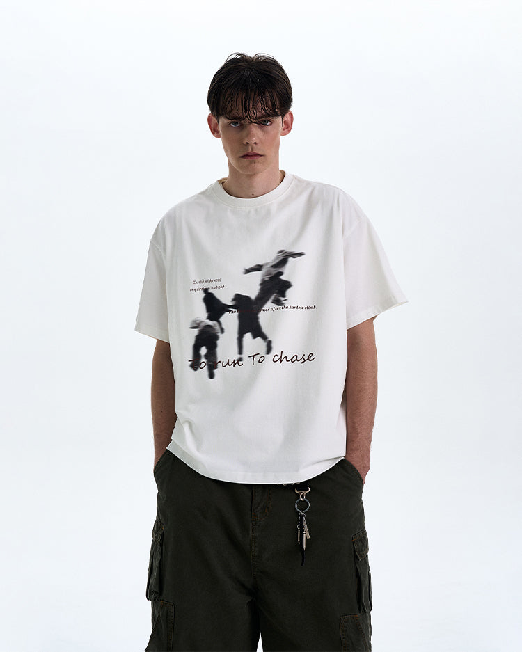 MADWITCH STREET STYLE PRINT TEE #RT196