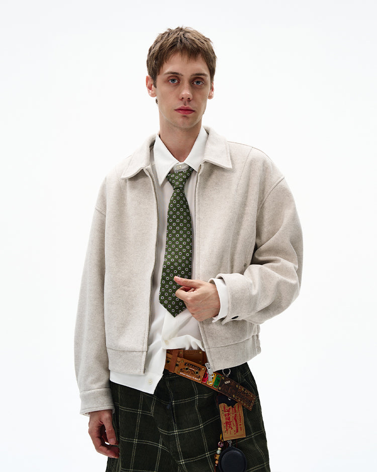 MADWITCH UNISEX MINIMALIST CROPPED JACKET #6276