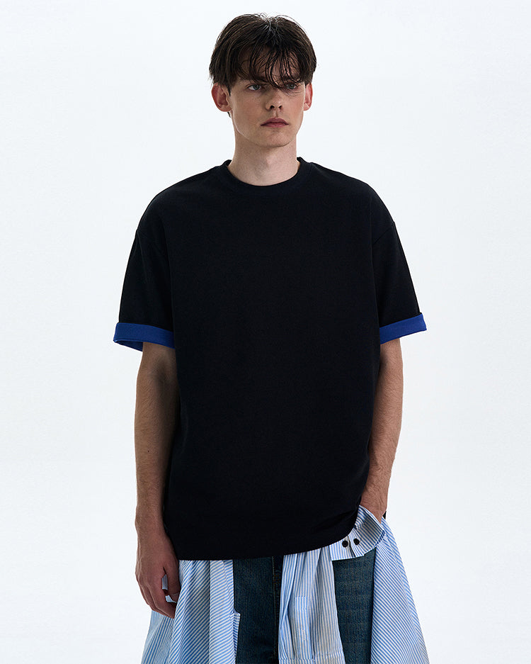 MADWITCH COLOR BLOCK SHORT TEE #C1980C25