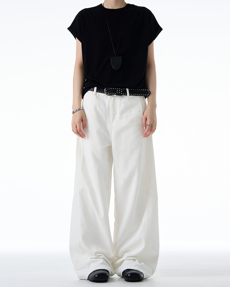 MADWITCH DISTRESSED WIDE LEG PANTS #CK3539