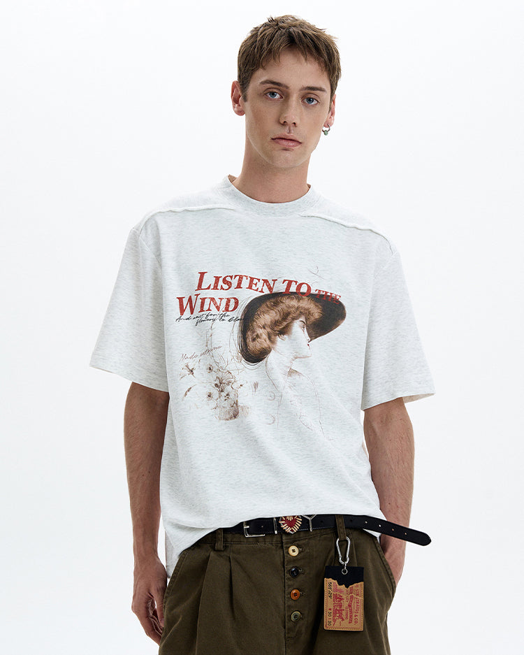 MADWIT VINTAGE GRAPHIC TEE #25081