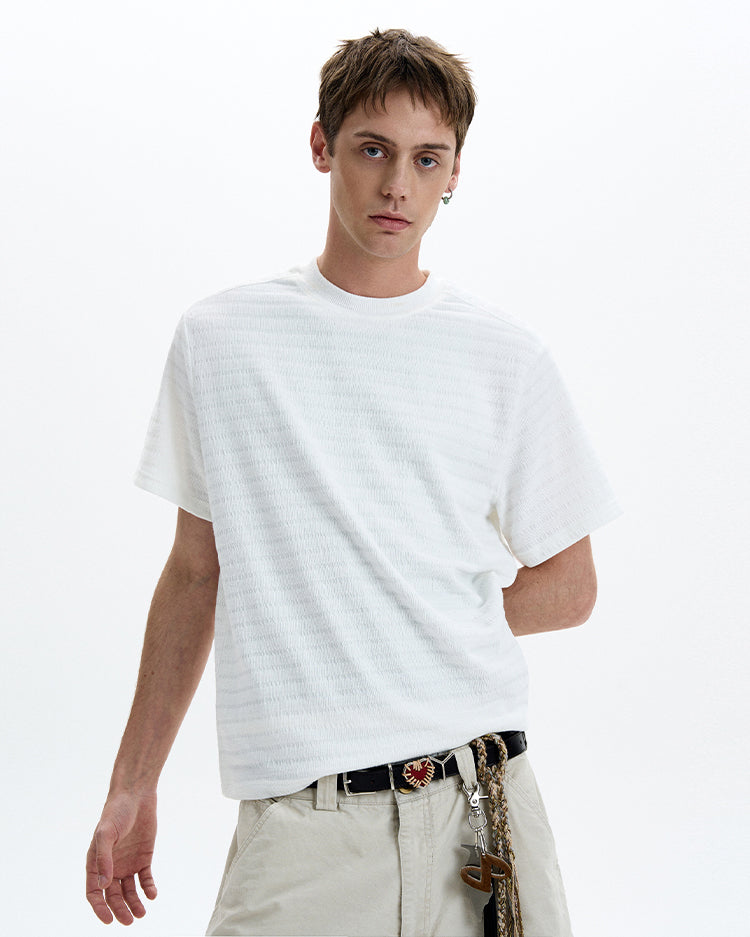 MADWITCH KNIT SHORT SLEEVE TEE #25050