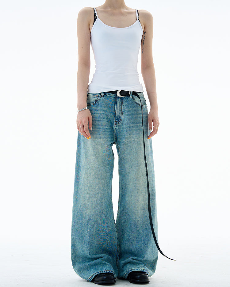 MADWITCH WASHED BELL BOTTOM DENIM #GP9679
