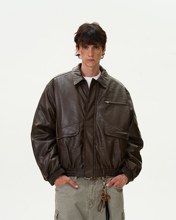 MADWITCH RETRO LEATHER JACKET #RW125