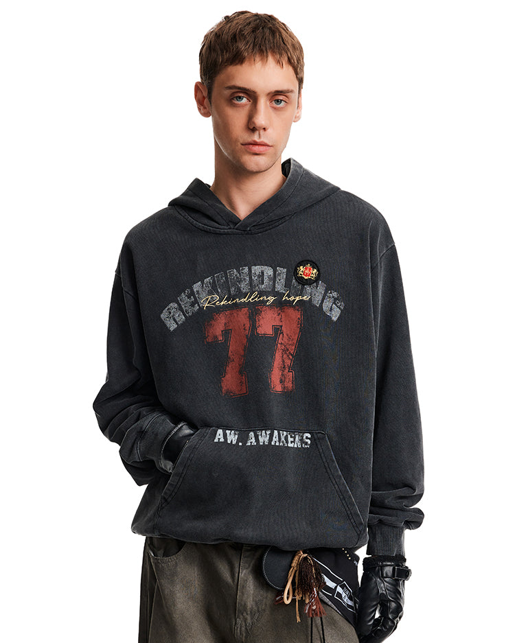 MADWITCH VINTAGE LOGO HOODIE #25119