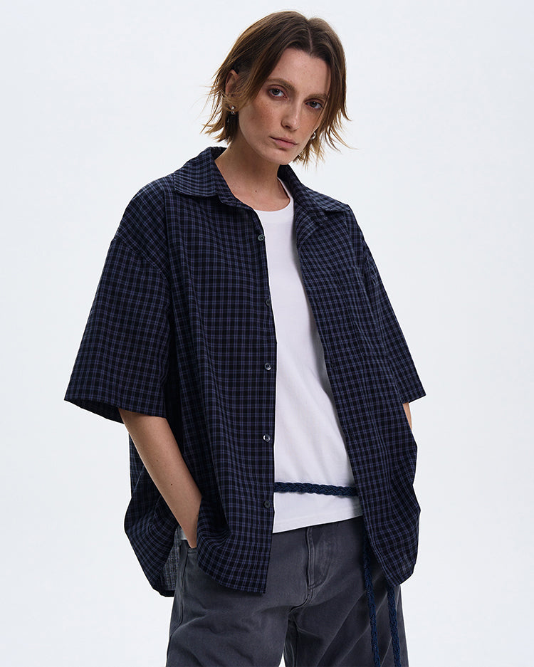MADWITCH CHECKERED SHIRT JACKET #L817