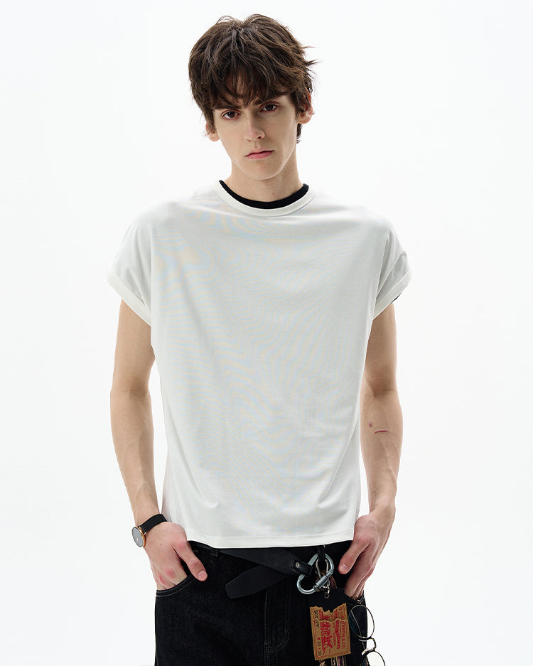 MADWITCH WING-SLEEVE STRUCTURED TEE #27342