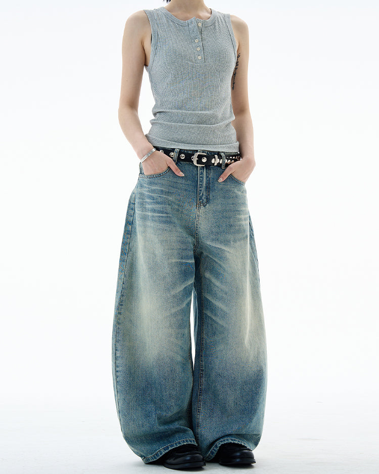 MADWITCH CLASSIC BAGGY FIT JEANS #G6870