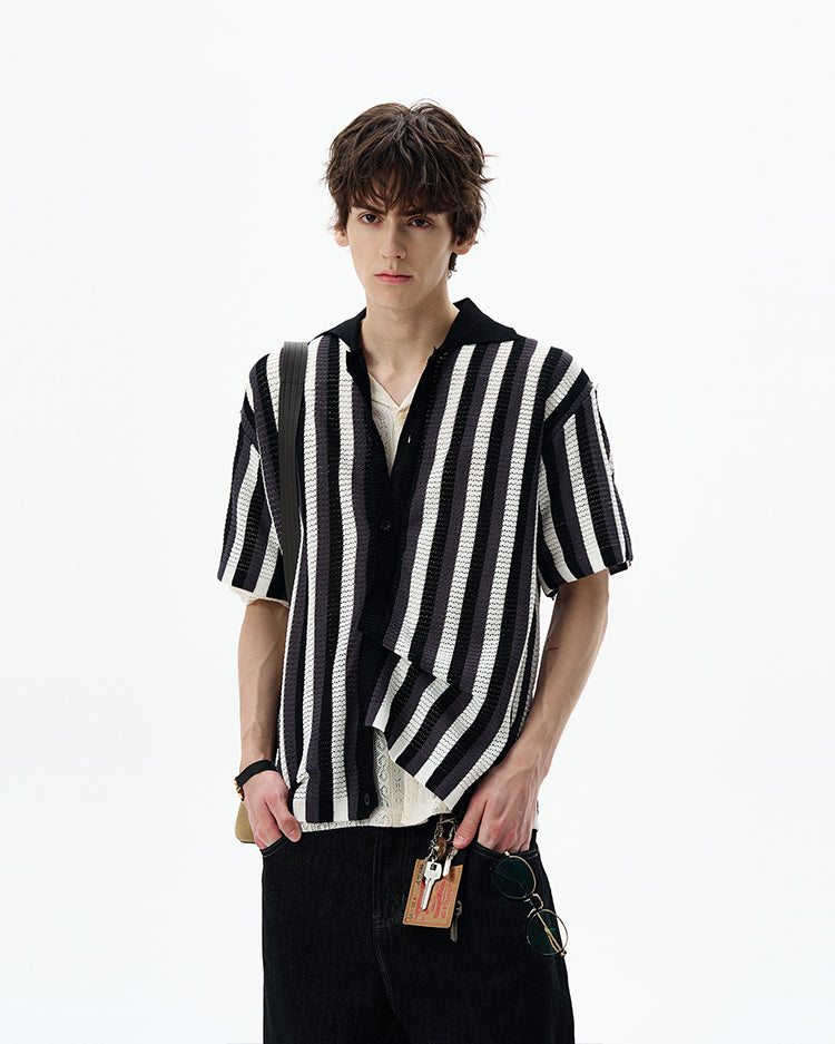 MADWITCH CROCHET KNIT TSHIRT #MFY222