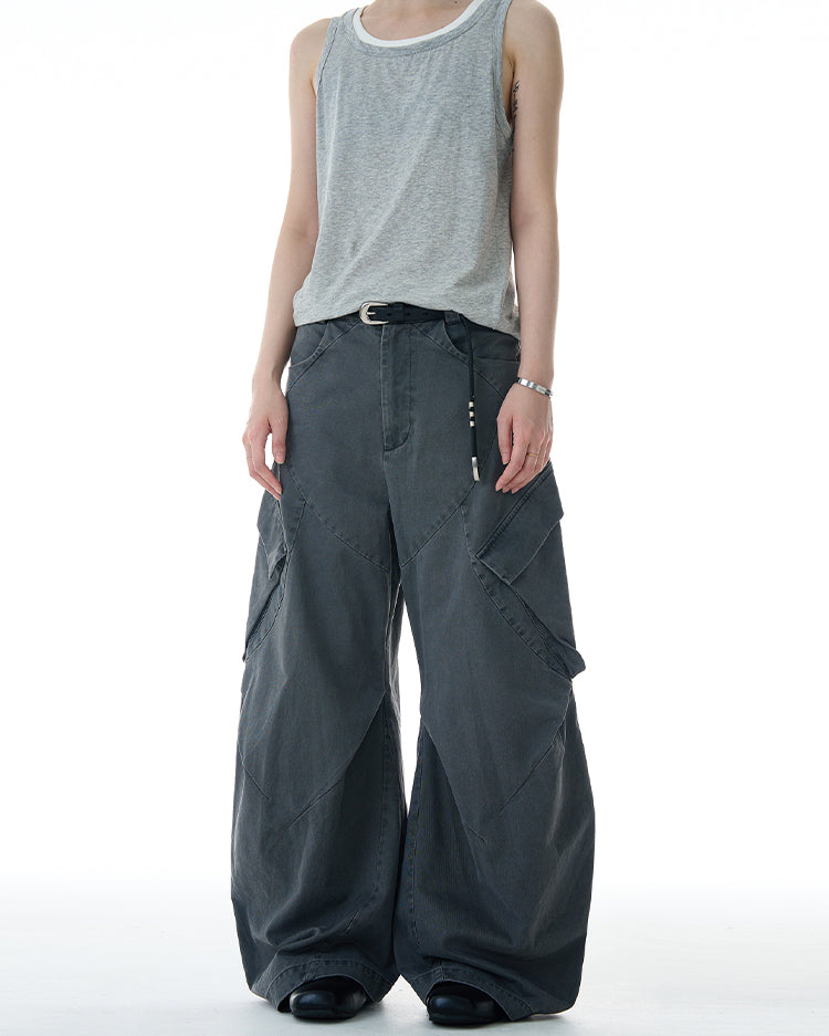 MADWITCH OVERSIZE WORK PANTS #A602