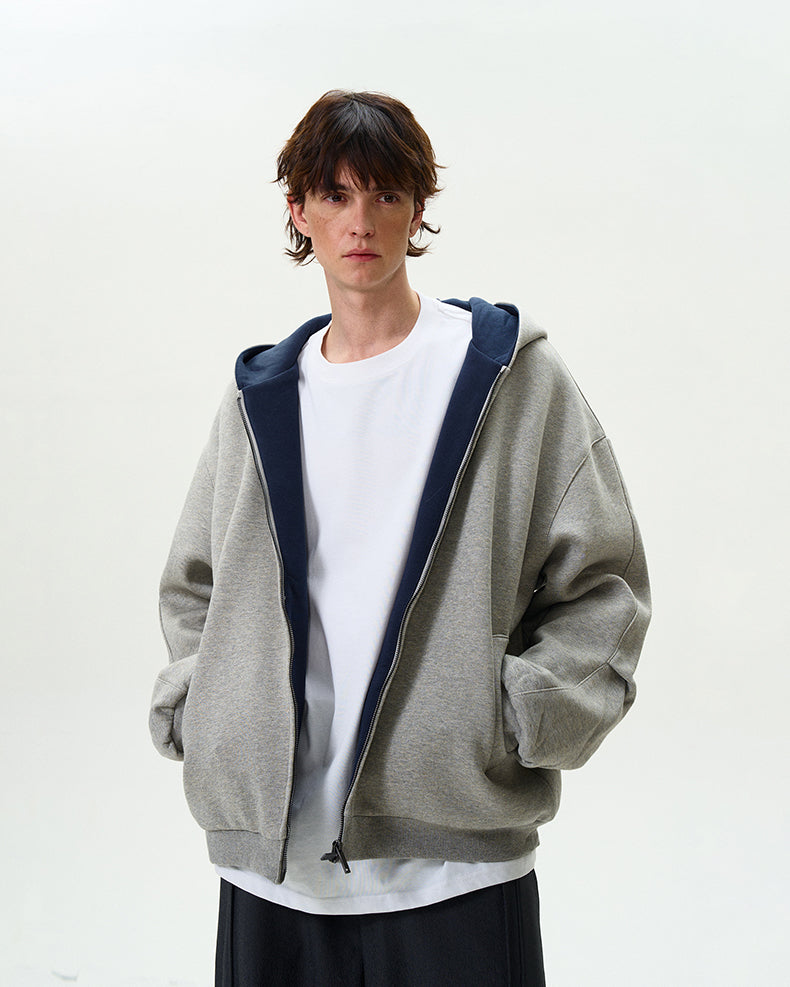MADWITCH COLOR-BLOCK HOODED SWEATSHIRT #L582