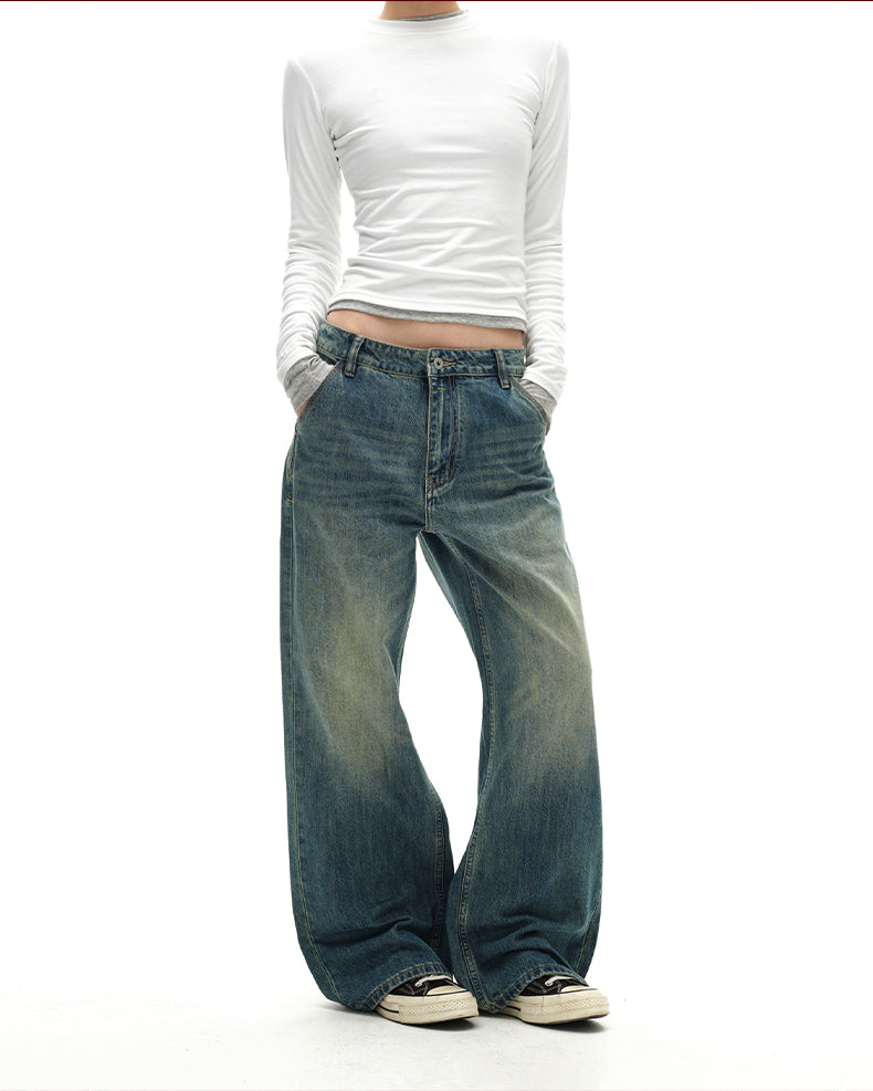 MADWITCH VINTAGE STRAIGHT DENIM #CK5525