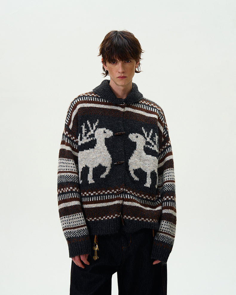 MADWITCH FAIR ISLE KNITTED SWEATER #72317