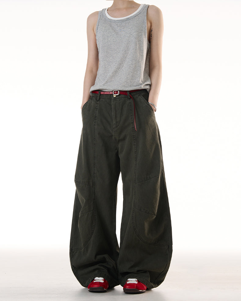 MADWITCH HIGH STREET WIDE LEG PANTS #CK6688