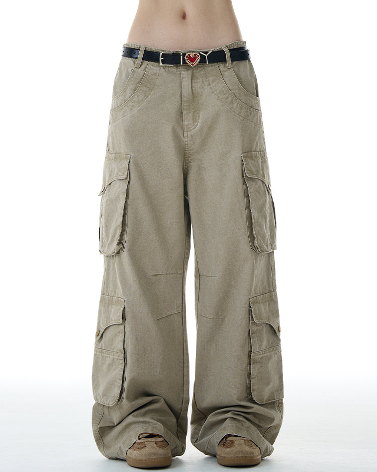 MADWITCH MULTI POCKET CASUAL WORK PANTS #A606