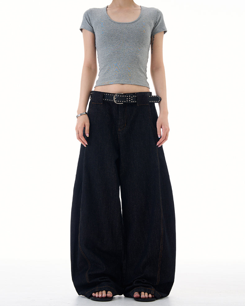 MADWITCH RELAXED FIT CLEAN DENIM PANTS #G6480
