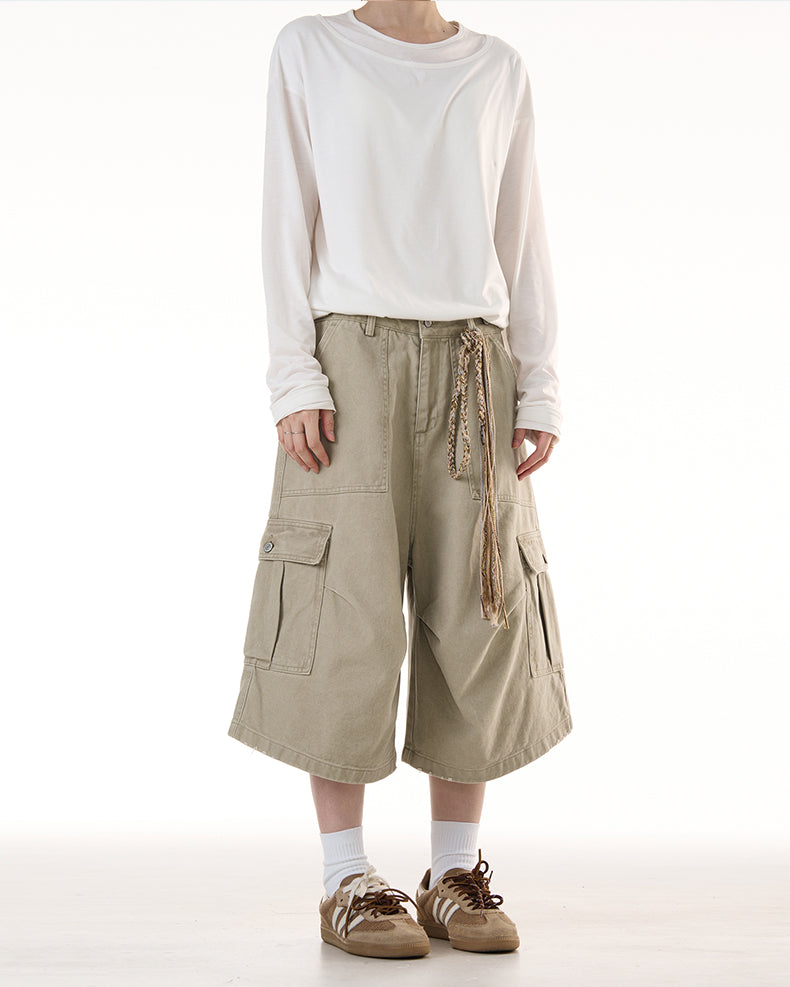 MADWITCH VINTAGE WORKWEAR SHORTS #CK238D