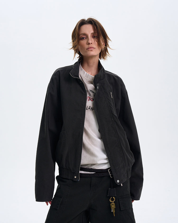 MADWITCH CROPPED BOMBER JACKET #171-1