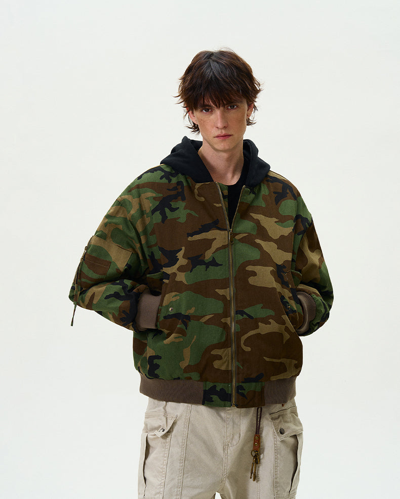 MADWITCH CAMO HOODED JACKET #L417