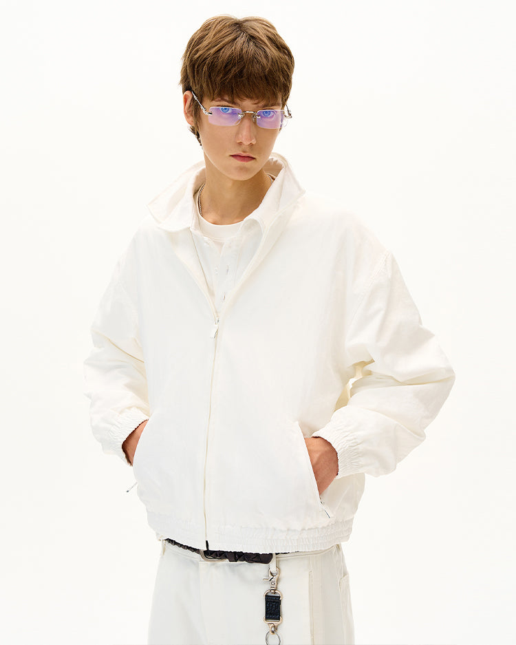 MADWITCH UNISEX ELEVATED STAND COLLAR JACKET #0254