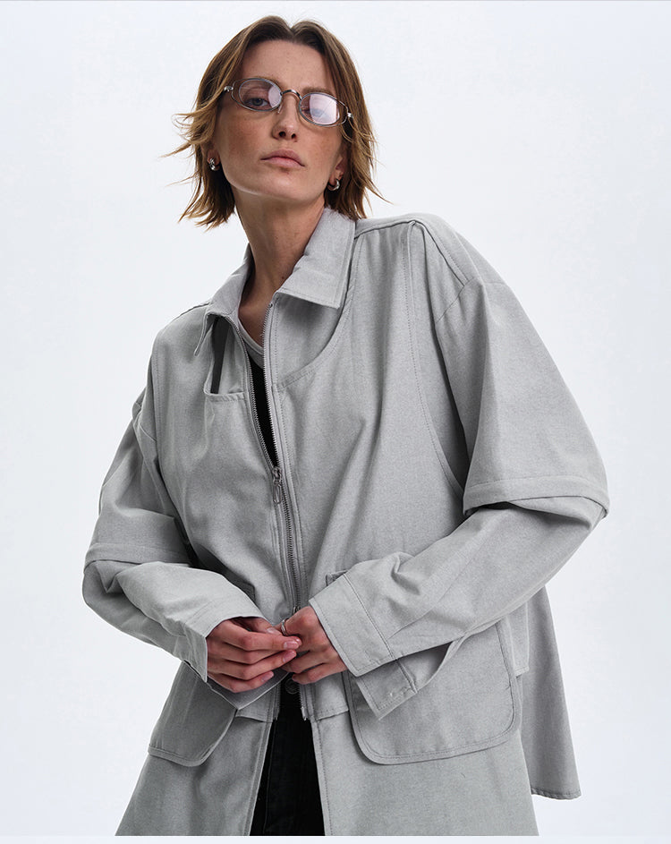 MADWITCH DECONSTRUCTED DESIGN JACKET #W218
