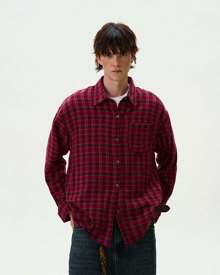 MADWITCH RED COTTON SHIRT #8926