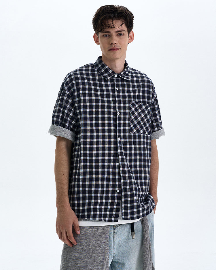 MADWITCH DETACHABLE HOODED SHORT SHIRT #RC218