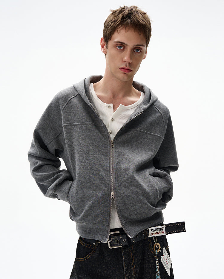 MADWITCH UNISEX HOODED CARDIGAN COAT #RH44