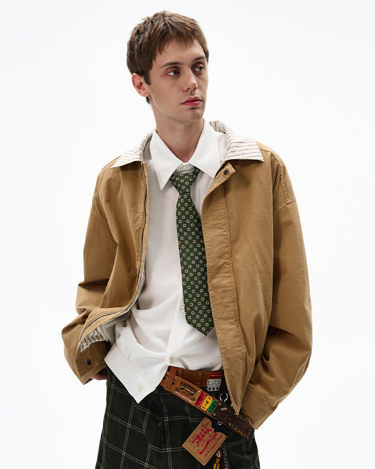 MADWITCH EARLY FALL CROPPED FLIGHT JACKET #UTU025