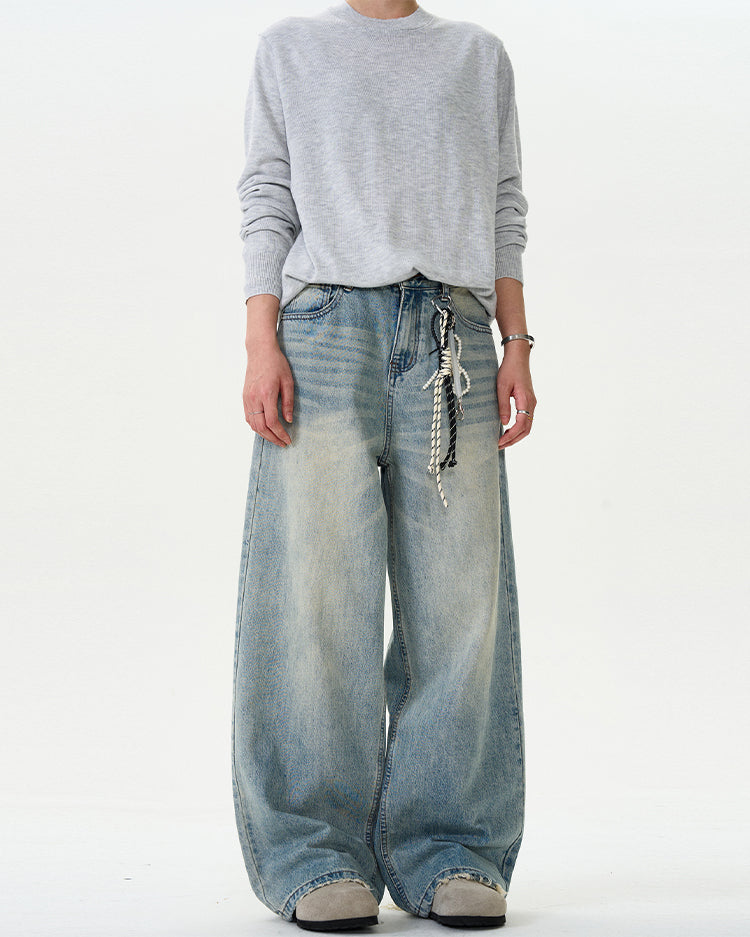 MADWITCH CLASSIC WASHED JEANS #K9352