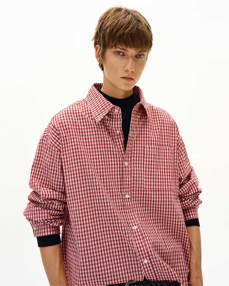 MADWITCH UNISEX VERSATILE CHECKERED SHIRT #CR6213