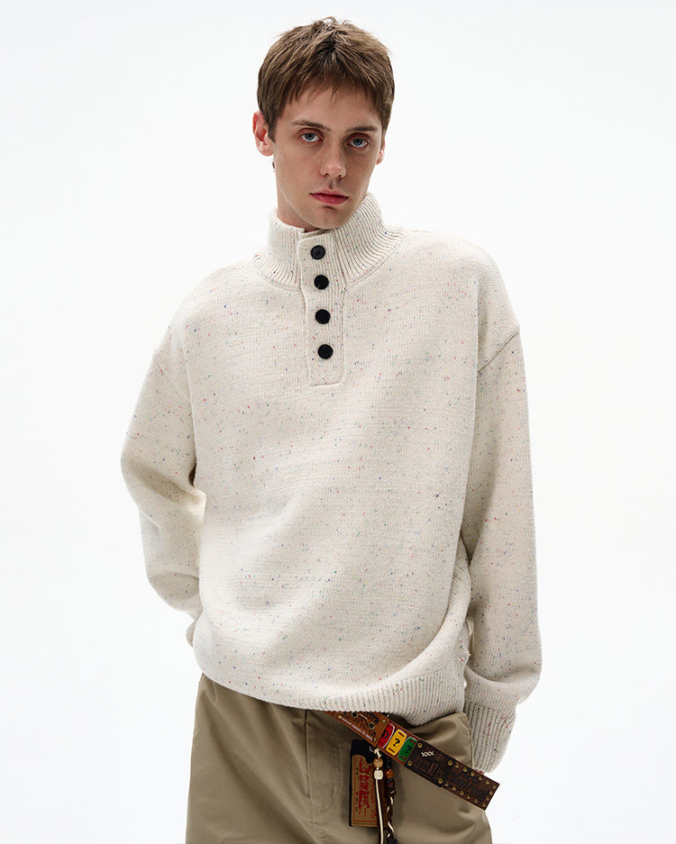 MADWITCH UNISEX TURTLENECK KNIT SWEATER #AB1093