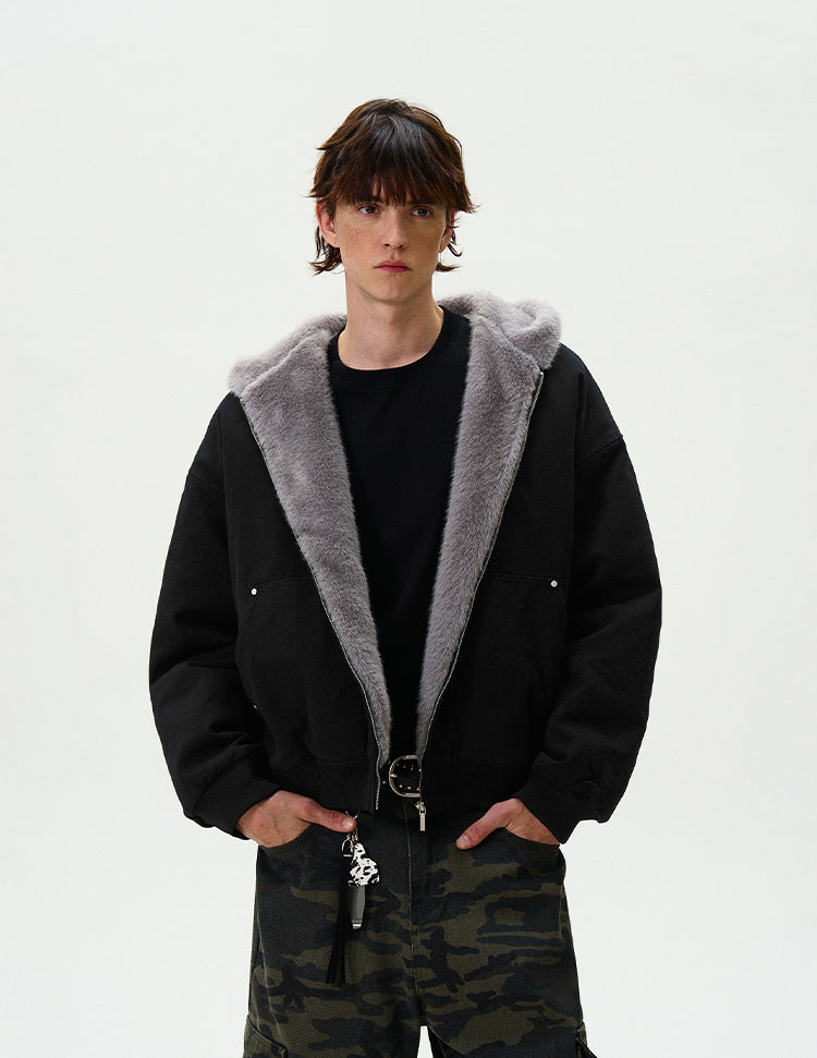 MADWITCH FLEECE-LINED WARM PADDED TOP #SD06