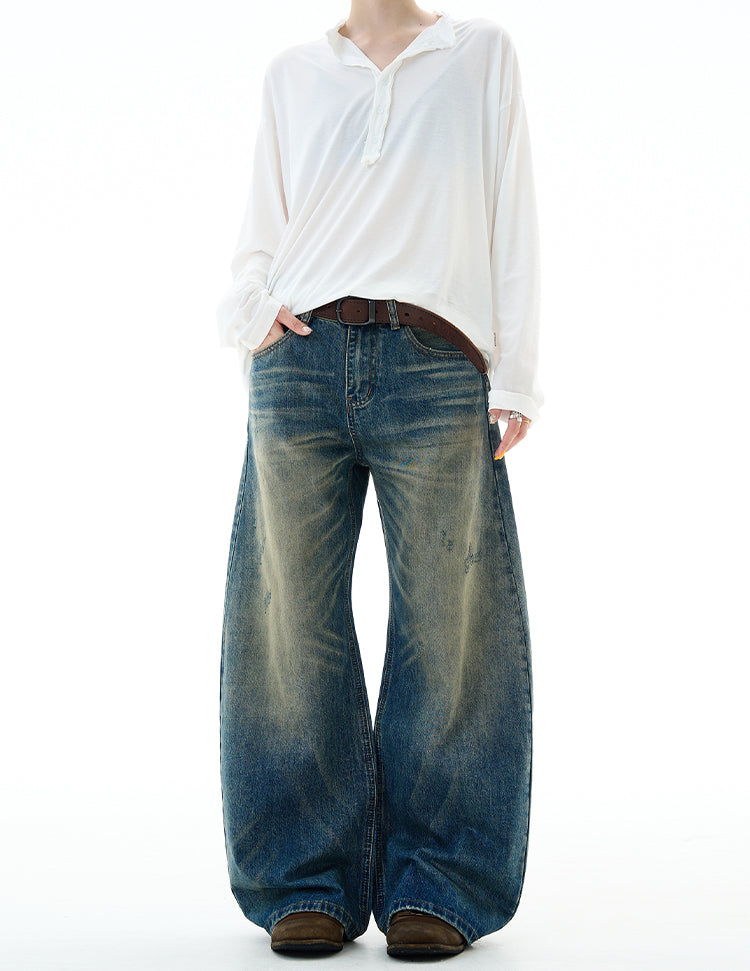MADWITCH UNISEX CLASSIC RETRO DENIM JEANS #G6868