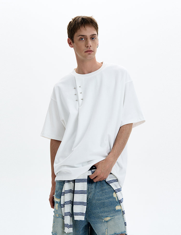 MADWITCH LOOSE FIT CASUAL T-SHIRT #880218