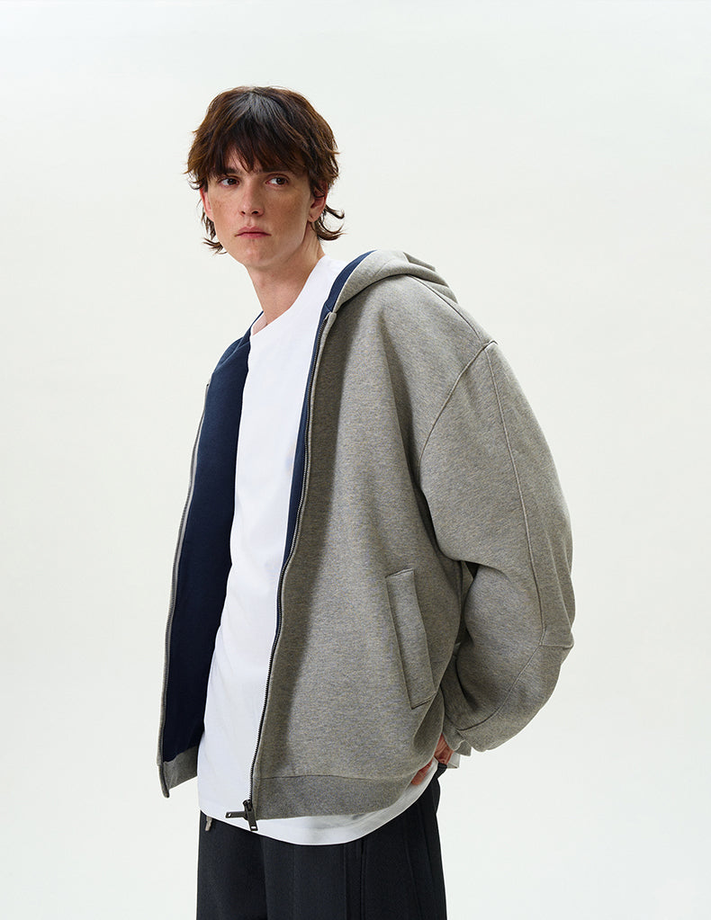 MADWITCH COLOR-BLOCK HOODED SWEATSHIRT #L582