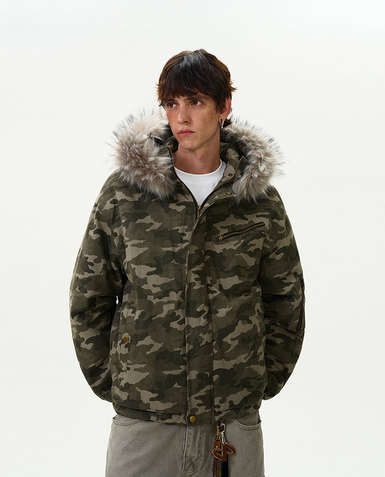 MADWITCH CAMO WORKWEAR COTTON JACKET #MY116