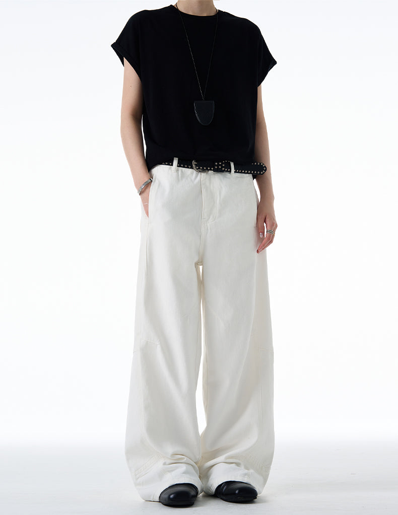 MADWITCH DISTRESSED WIDE LEG PANTS #CK3539