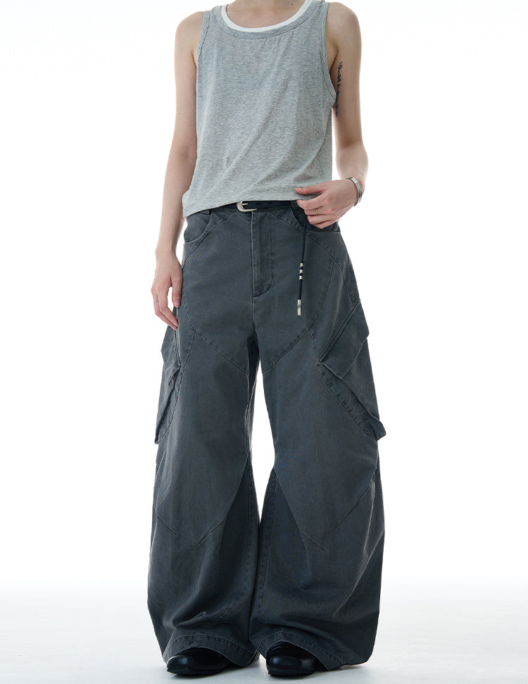 MADWITCH OVERSIZE WORK PANTS #A602